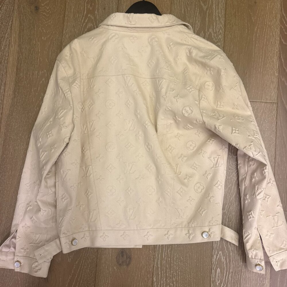 Louis Vuitton - Monogram Embossed Denim Jacket - Picture 2 of 6